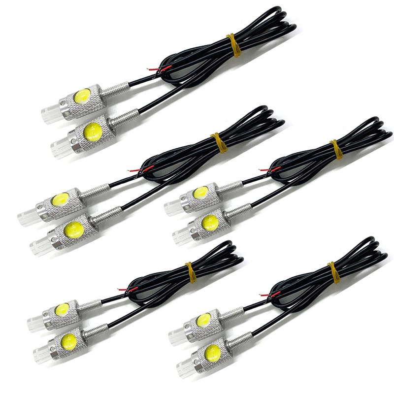 Two Eagle Eye LED Reverse Driving Flashing Lights, Signal Lights, Motorcycle License Plate Decorative Lights, Fog Lights, Headli