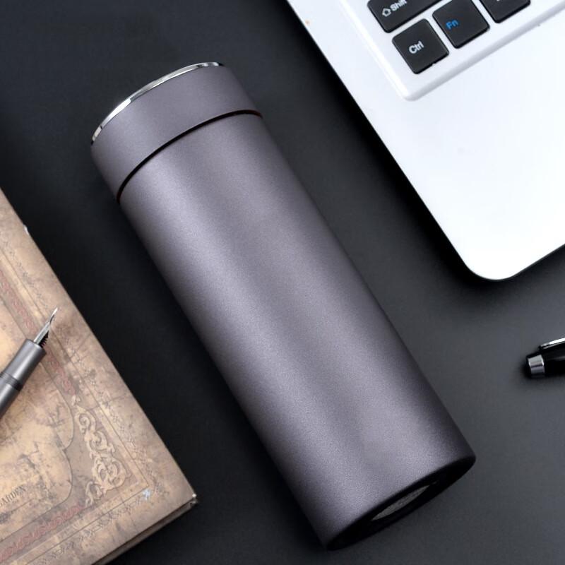 ZISHI Portable Double-Layer Glass Insulated Tea Cup