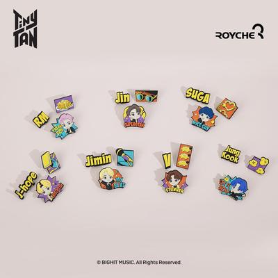 (بانج تان بويز) دبوس مطاطي TinyTAN Butter، رسمي، أصلي، موثوق، K-POP، آيدول