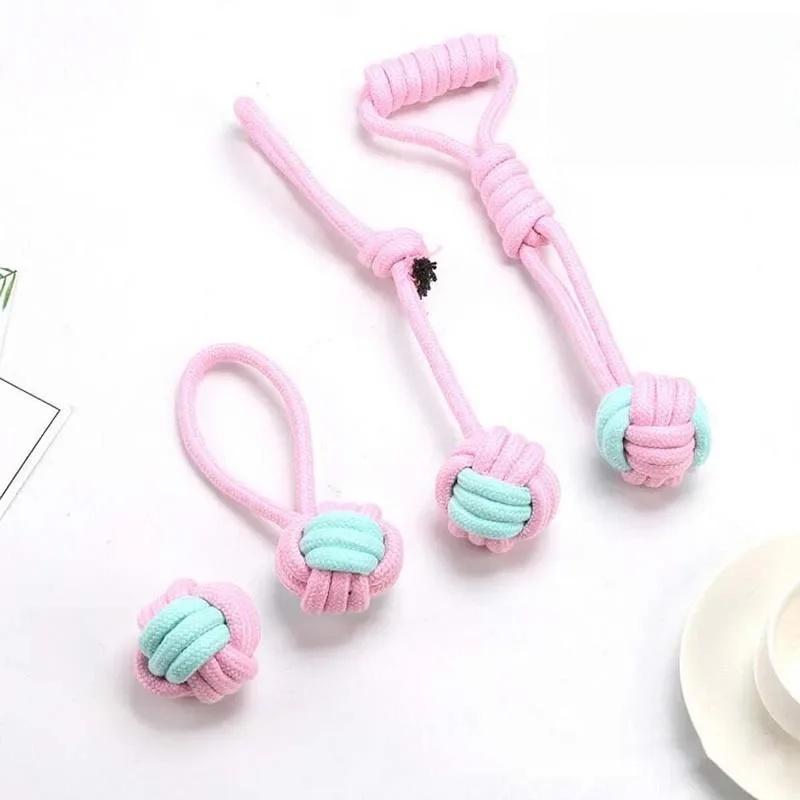 Rope Ball for Large and Small Dogs Resistant Soft Cotton Pet Toy, Bite Resistant, Chew, Interactive Dog Toys, Dog Accessories