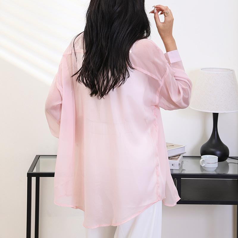 

DIMANAF 2025 Новая Летняя Рубашка на Пуговицах Женская Кружевная Блузка Вышивка Длинный Рукав Модные Топы Футболки Повседневные Свободные Зеленые Футболки One Size