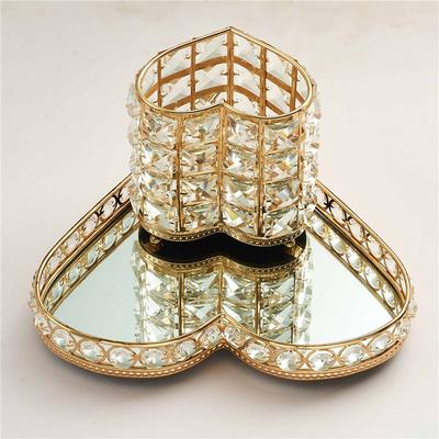 Aufbewahrungsröhre für Make-up-Pinsel aus Kristall, Augenbrauenstift, Make-up-Organizer, Aufbewahrungseimer für Kosmetikpinsel, Aufbewahrungsbox für Perlenschmuck
