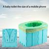 Multipurpose Toddler Toilet Seat Outdoor Camping Portable Potty Folding Kids Travel Toilet for Car Travel Use Enduring