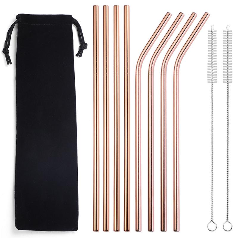 Reusable Tubes Metal Drinking Straws Straw Multi-time Straw Stanley Cup 304 Stainless Steel Straws XG002