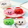 Stress Reduction Gadget Cartoon Expression Dumpling Squeeze Toy Santa Hat Steamed Bun Fidget Ball Relief Dough Relaxation Decompression Tool Kids