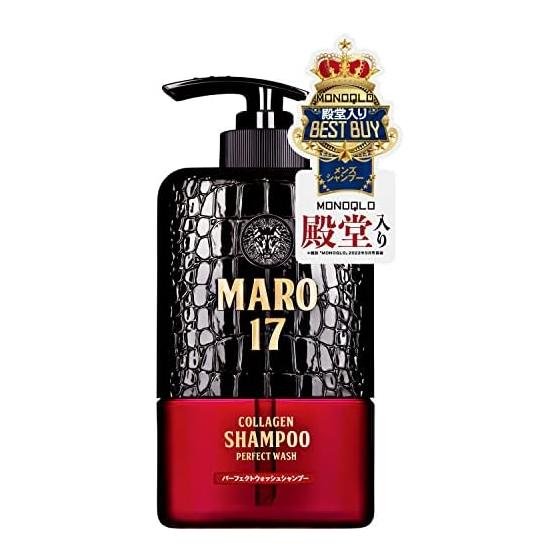 MARO17 Shampoo Perfect Wash Dense Foam [Gentle Mint Scent] MARO17 Maro 17 350ml Men s Liquid Perfect Wash Shampoo Black Main Item