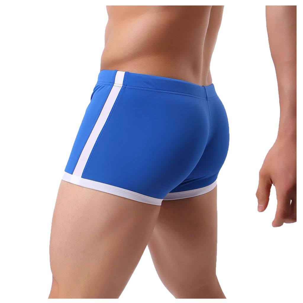 Moda Bărbați Trunchi respirabili Pantaloni Costume de baie solide Pantaloni scurți de plajă Port subțire