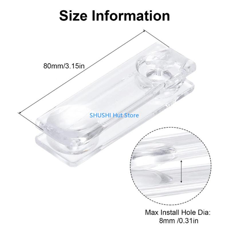 8Pcs Vertical Blind Chain Weight Tension Device Clear Cord Handle Home Decors D57B