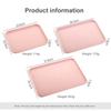 Rectangular Tray Plastic Restaurant Household Cup Tea Tray Catering Fast Food Barbecue Tray Kitchen Supplies