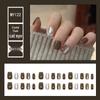 Chasing Light Cat's Eye Crystal Nails: Handmade, Detachable, Flash Diamond Design for Trendy, Stylish Looks.