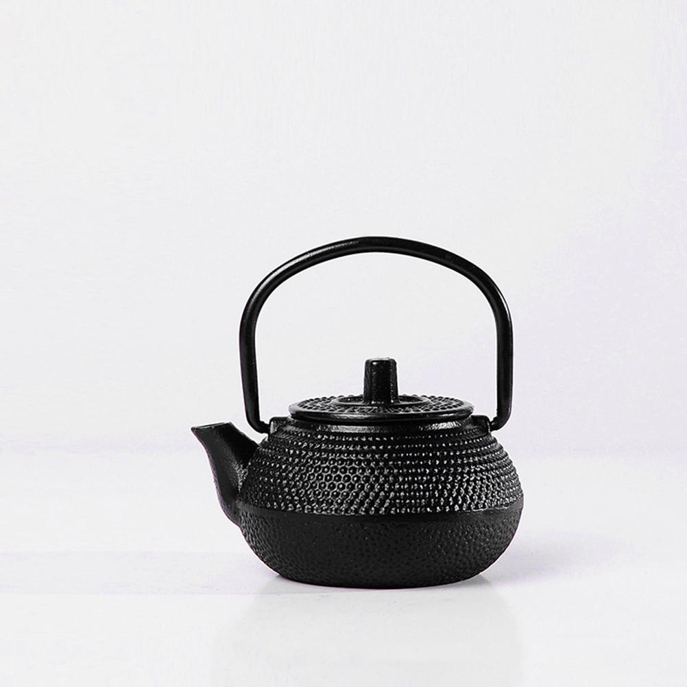 Decorative Small Tea Kettle Cast Iron Teapot Tabletop Ornament Adornment