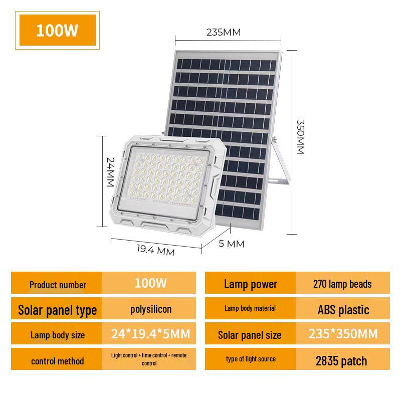 Nufeng Outdoor Waterproof Solar Flood Light