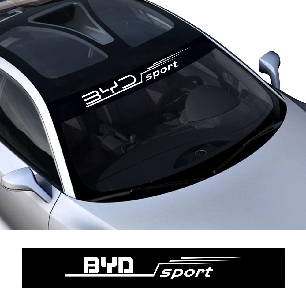 Car Windshield Sticker Vinyl Decor Decal Auto Tuning Accessories For BYD F3 E6 Yuan Plus Atto F0 G3 I3 Ea1 Song Max Tang Dmi