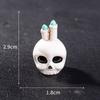 Halloween Decoration Accessories Miniature Figurines Mummy Skull Rabbit Magic House Ghost Pumpkin Desktop Scene Decor Set 8Pcs