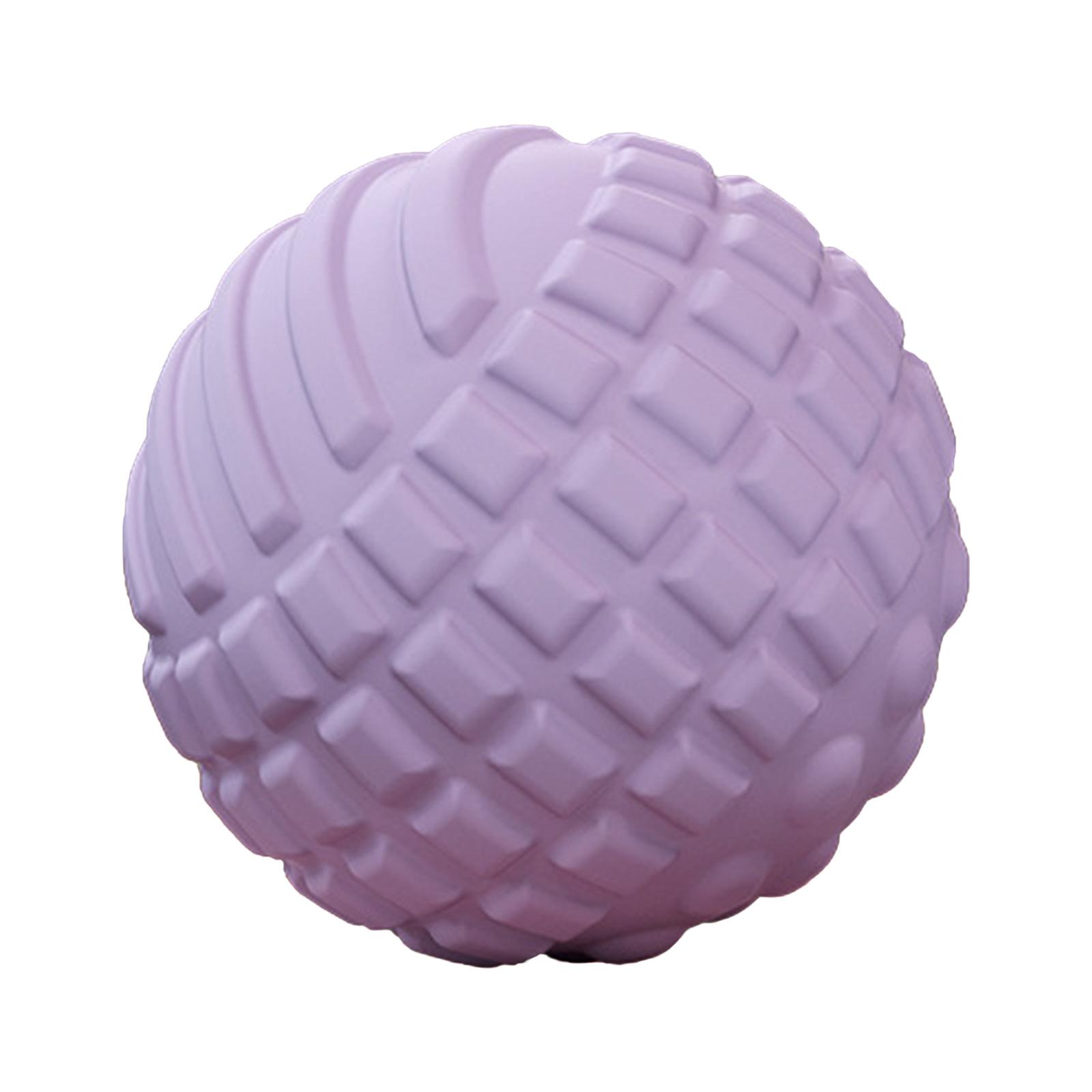 

Массажные мячи для лакросса, массажер для расслабления мышц, ручные плавающие фасциальные шарики для массажа рук, спины и ног фиолетовый