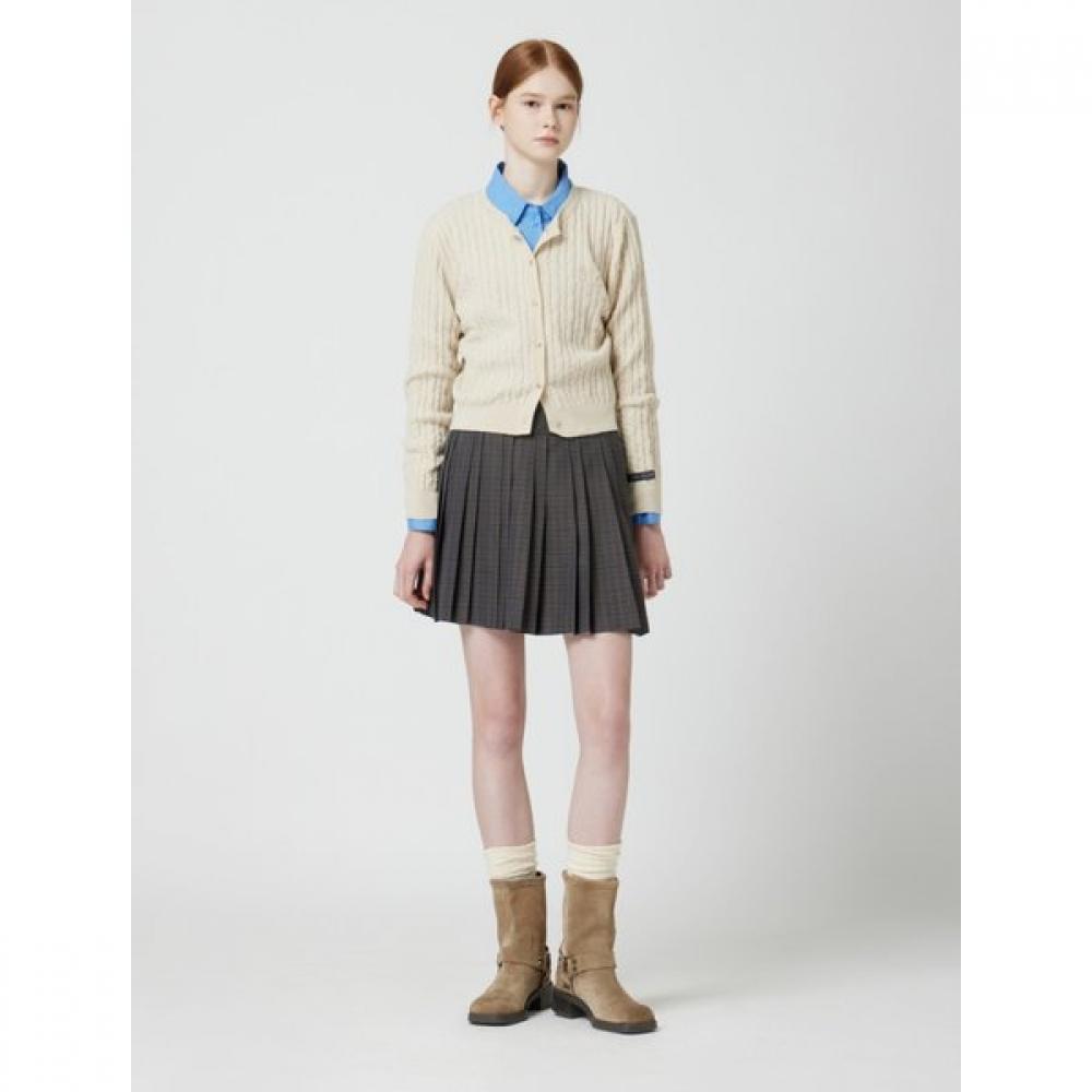 Cc Collect Cashmere Blended Cable Cardigan C254ksl142
