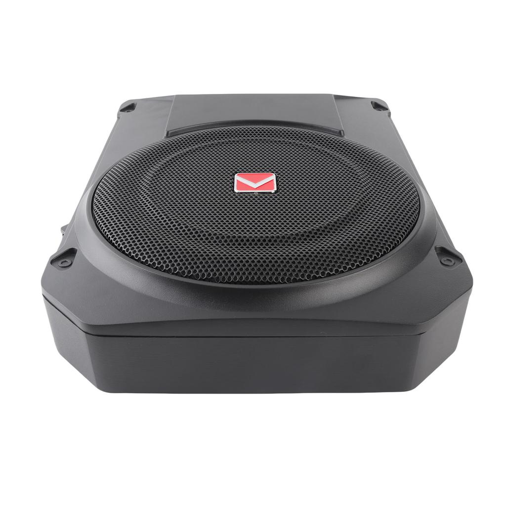 10 Inch Active Subwoofer Ultra Thin 800W 2.5 Ohms Under Seat Powered Car Subwoofer with Controller for Vehicle Sound