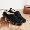 Old Beijing Cloth Shoes Deck Shoes Round Head Casual Black Low-top Solid Color Cotton Cloth Wear-resistant Non-slip Cloth Shoes Work Shoes