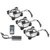 3Pcs RGB Case Fan 120mm Super Quiet RGB Multiple Light Modes Shockproof Design PC Case Fans with Controller Screws