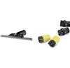 Kärcher SC Series Steam Accessories Set: Includes Small Round Brush, Copper Brush, Floor Nozzle