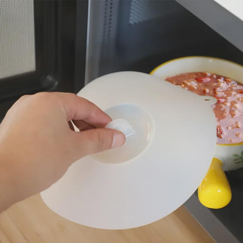 "European Standard Silicone Suction Cover: Dustproof, Fresh-Keeping Seal for Mugs, Bowls, and Glasses"