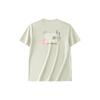 Anta Outdoor Series Printed Letter Crew Neck Pullover Short Sleeve T-Shirt Women Tops Smoke-Grey 162426106-2