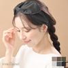 VINGTAINE Wired Adult Hair Lightweight Easy Hair Hair Turban for Hairband, Accessory, Ribbon, Styling, Women, H7889-CGY