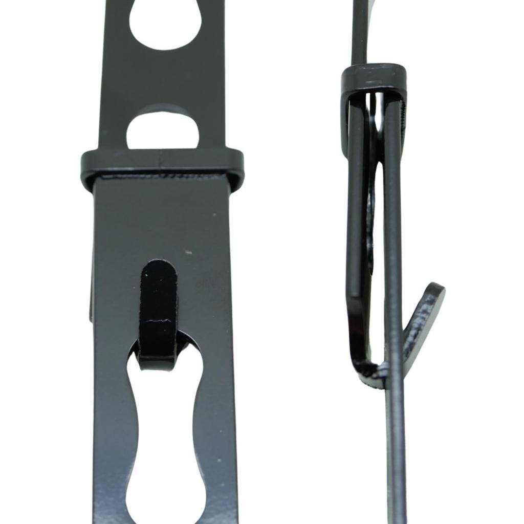 Fukui Metal Crafts Hanging Hardware for Hanging Adjustable Iron 5 1236 (Fukuikinzokukogei) Scrolls, Height, Free-Hanging Frame, 2-Piece Set, Holes,