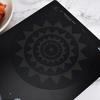 2Pcs Induction Silicone Mat Cooktop Mats Thermochromic Silicone Nonslip Induction Protector Mat for Home Kitchen Cooking