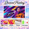 Lando Norris 5D Diamond Painting Kit DIY Full Drill Diamond Art Home Wall Decor