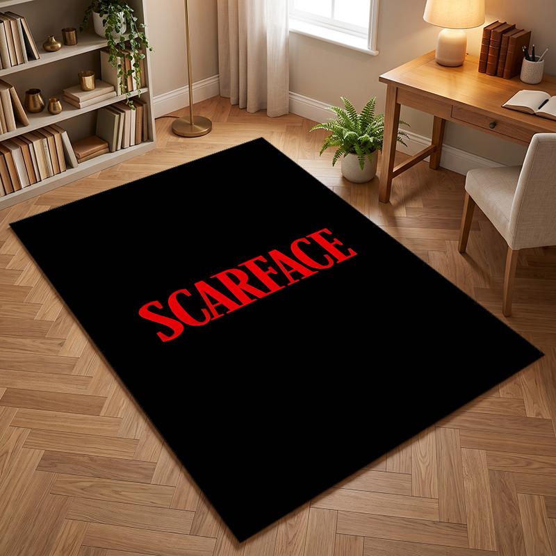 Scarface (1) Office Carpets Suitable for Living Rooms Bedrooms Offices and Kitchens a Gift for Modern Home Decor