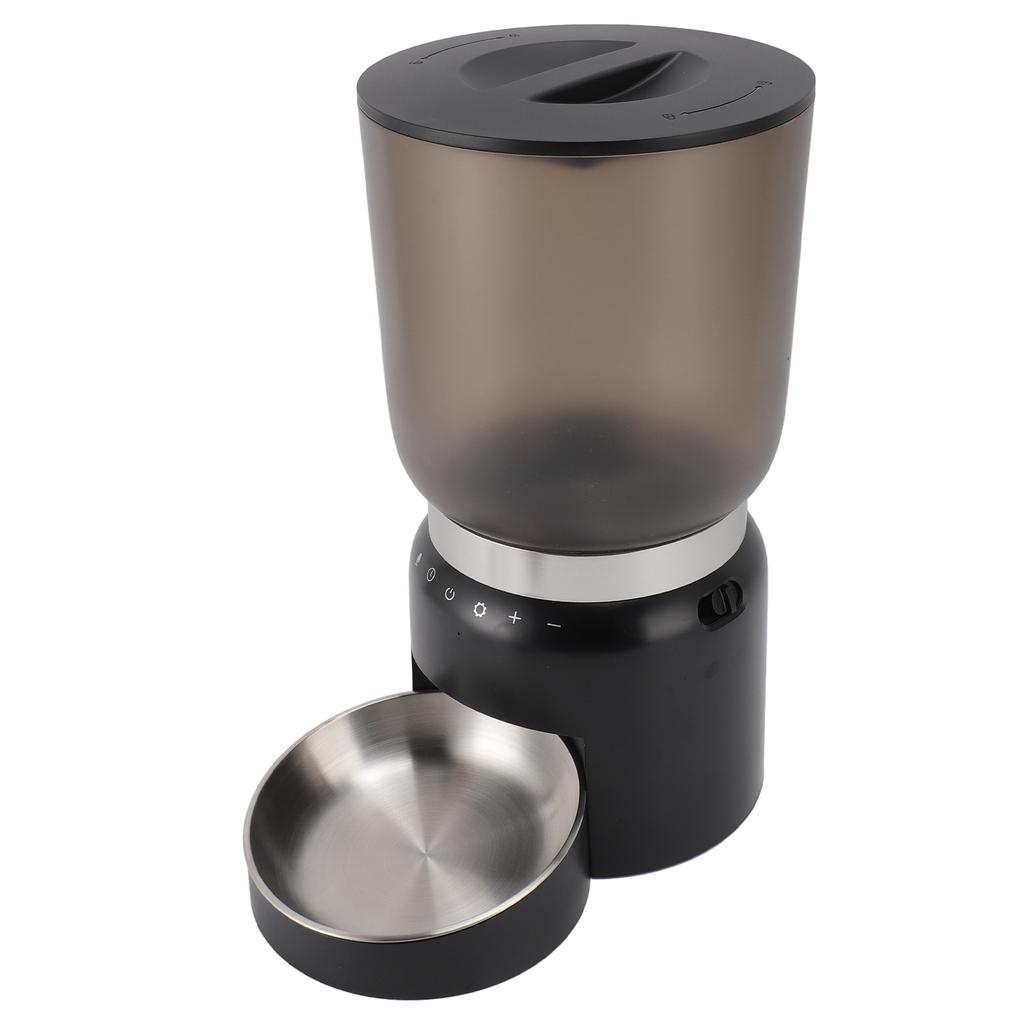 4.2L Automatic Cat Feeder Large Capacity Transparent Cat Dog Food Dispenser Dual Power Supply Auto