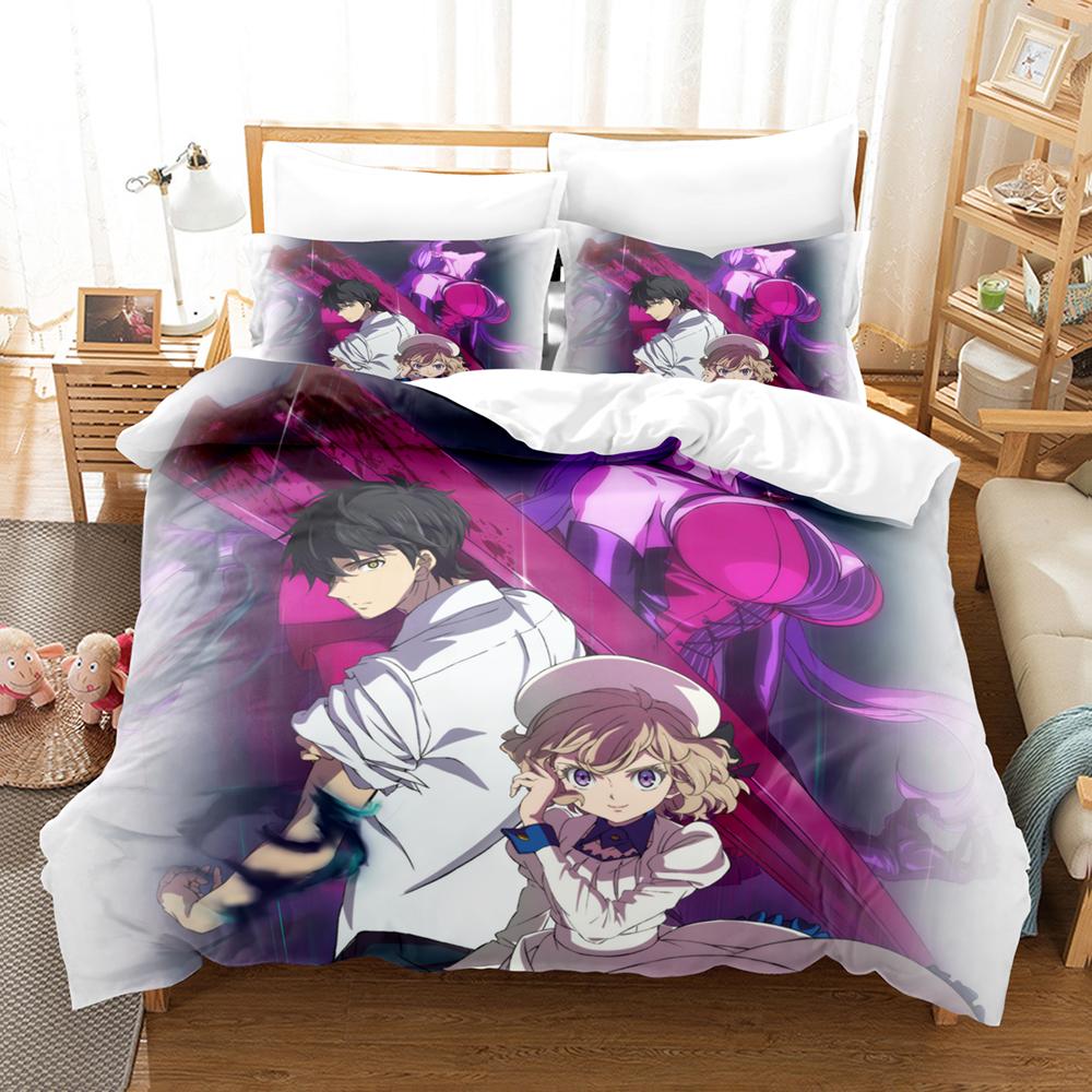 3D Anime In/Spectre Fictitious Reasoning Bedding Sets Duvet Cover Set With Pillowcase Twin Full Queen King Bedclothes Bed Linen