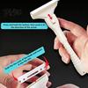 Food Processing Tool Pig Hair Removal Tool, T-Shaped Handle Stainless Steel Blade Scraper, T Shaped Scraper Easy Fat for Meat And Scraping Kitchen