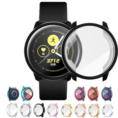 Custodia per Samsung Galaxy Watch Active 2 44mm 40mm Protezione paraurti HD Custodia protettiva per schermo a copertura totale Galaxy Watch Active 44