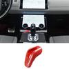For Range Rover Evoque - Red Carbon Fiber Console Gear Shift Knob Cover