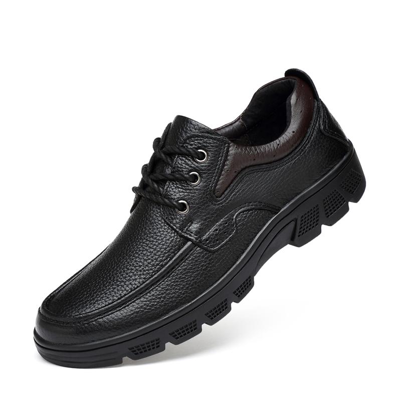 Herbst Winter Echte Herren Lederschuhe Lässig Business Plus Große Größen 49 50 Schwarz Braun