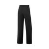 Li-Ning Comfortable Versatile Thick Straight Leg Fleece Simple Warm Knitted Sports Pants Women Bottoms Black AYKV718-1