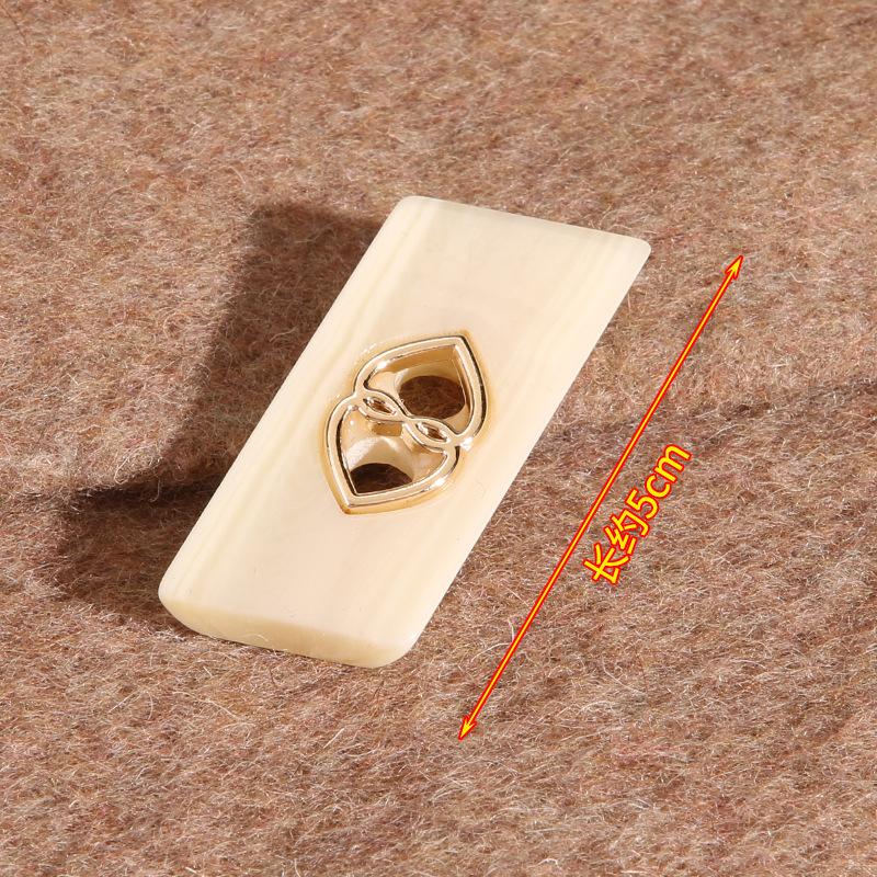 10Pcs Resin Horn Buttons Men'S And Women'S Clothes Tops Coats Trench Coat Buttons High-End Children'S Sweaters Cardigan Button Accessories
