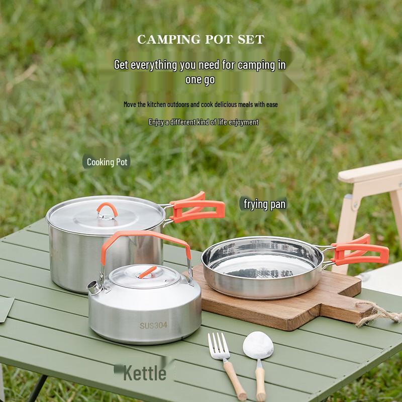Huahengzhen Outdoor Camping Cookware Set