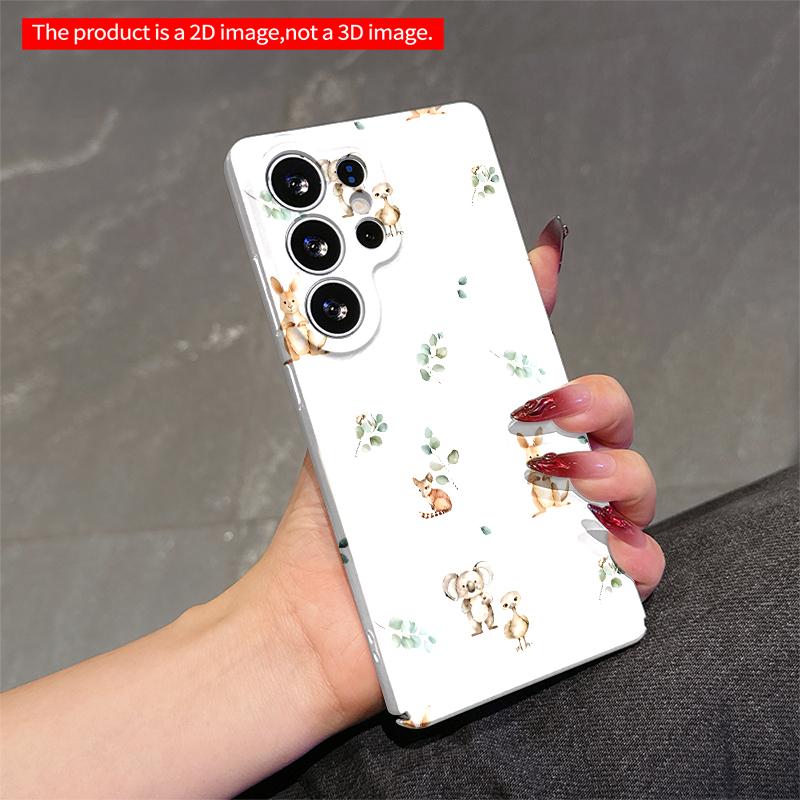 2DFlat Samsung phone case Australian Wildlife Pattern Phone Case Applicable to Galaxy S23 S24 S25ULTRA S26 A12 A14 A15 A16 A54 A55