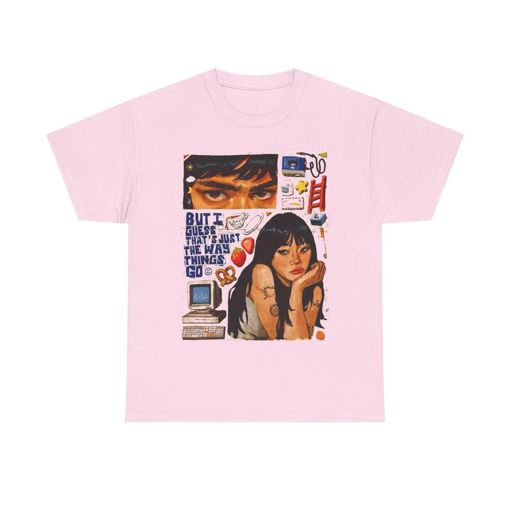 T-shirt Grafica Ispirata a Beabadoobee Estetica Retrò Maglietta Musicale Fan Art Indie T-shirt Stile Vintage Anni '90 Top Unisex per Amanti della Musica