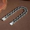 Hip-Hop Herren Trendig Dominierend Weite Version Flache Kette Retro Trendiger Schmuck Liebe Rattanmuster Armband