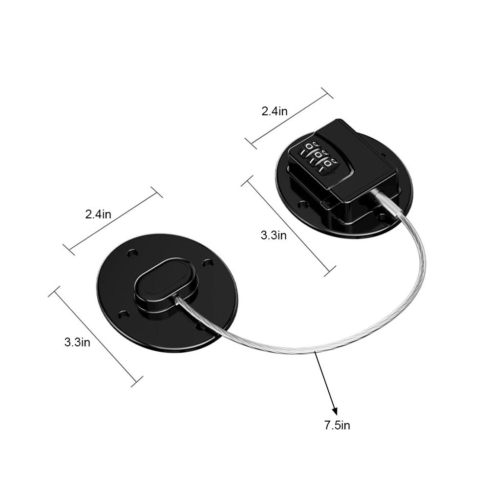 Baby Safety Lock Password Keyless Security Protection For Window Door Refrigerator Cabinet Drawer Fridge Child Care Tool