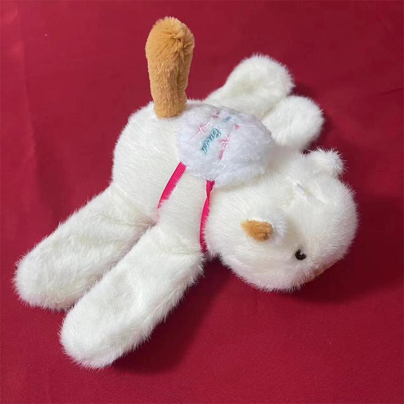 Capybara Clap Circle Toys Slap Snap Wrap Wristband Bracelet Stay Wire Rotate Tail Capybara Plush Doll Hand Ring Fun Circles Gift