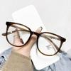 Korean-Style Unisex Black Frame Anti-Blue Light Lightweight Eyeglass for Influencers