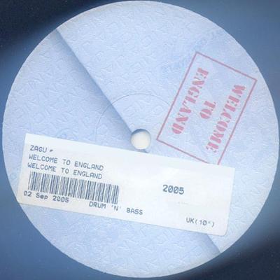 10inch Record ZAGU ZARR Welcome To England 61046N Welcome To Engl 2005 UK Dance Electronica Used