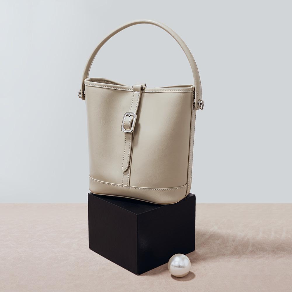 Kleine und hochwertige Beuteltasche, neue modische Retro-Handtasche, große Umhängetasche aus Leder mit einer Schulter für Damen