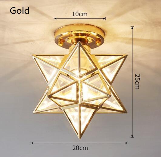 Modern Indoor Ceiling Light AC110v 220v Nordic Crystal Ceiling Lamps Aisle Staircase Ceiling Decoration Lamp E27 Surface Light