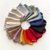 Silk Square Scarf: Solid Color Rolled Edge Headscarf for Women (53cm)